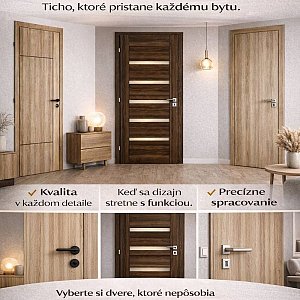 Dvere, ktoré robia z domu domov.