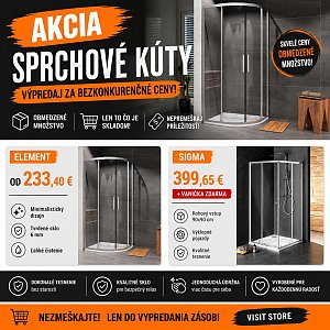 Sprchové kúty za bezkonkurenčné ceny