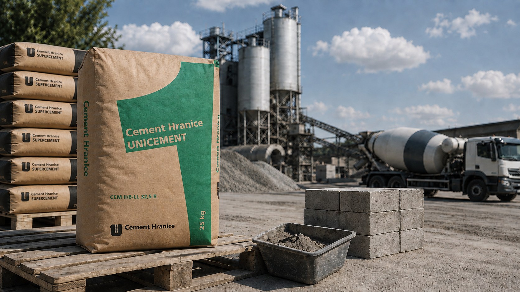 Cement Hranice – cementáreň, UNICEMENT a SUPERCEMENT