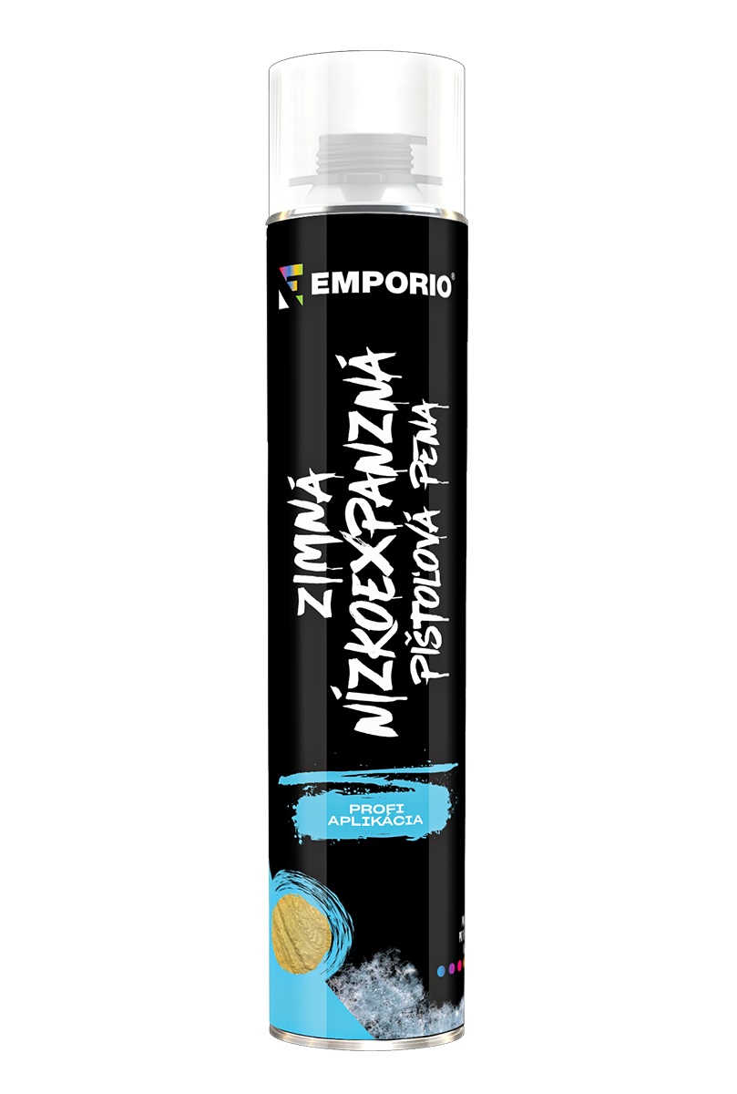 EMPORIO zimná nízkoexpanzná pištoľová pena, 880 ml