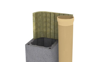 Skladba systému Schiedel UNI ADVANCED PLUS