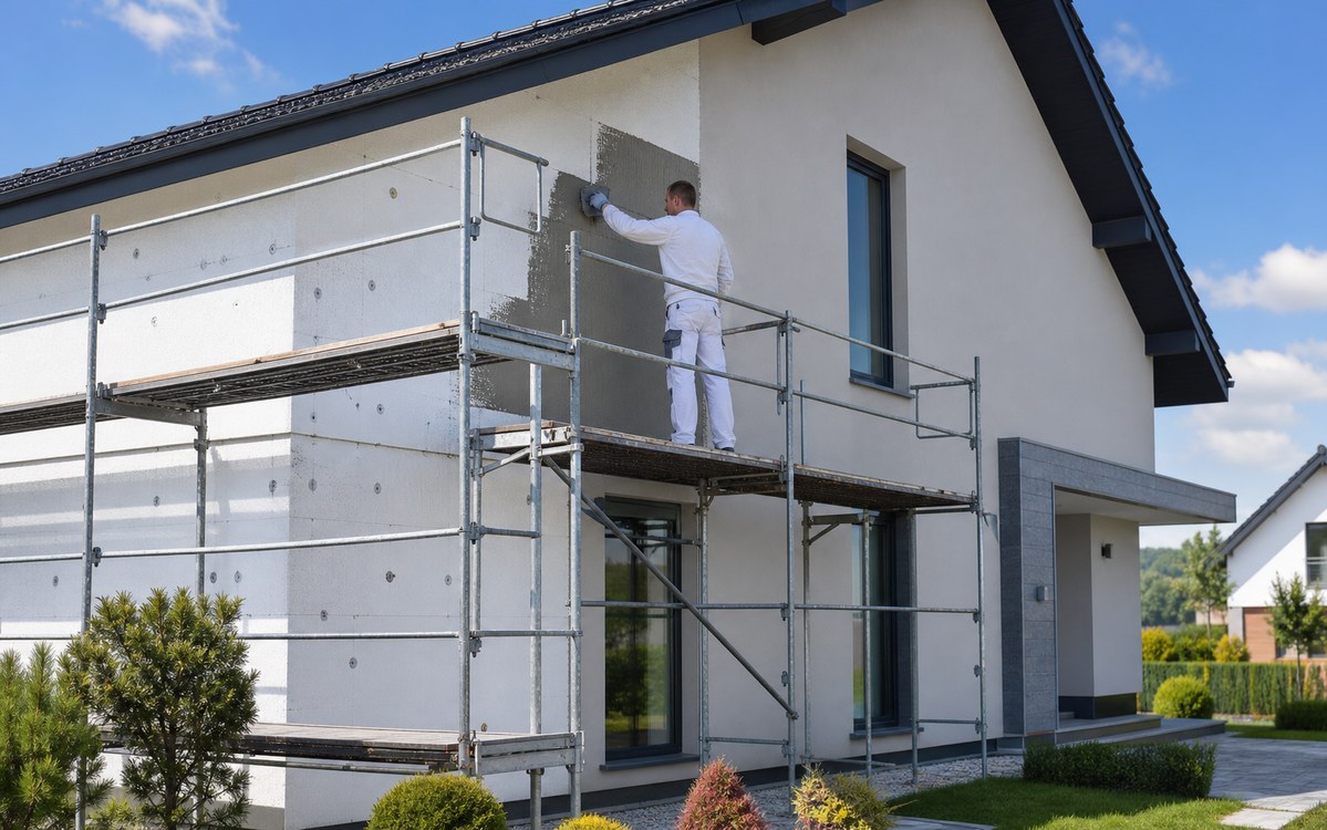 Realizácia kompletného zatepľovacieho systému ETICS na rodinnom dome
